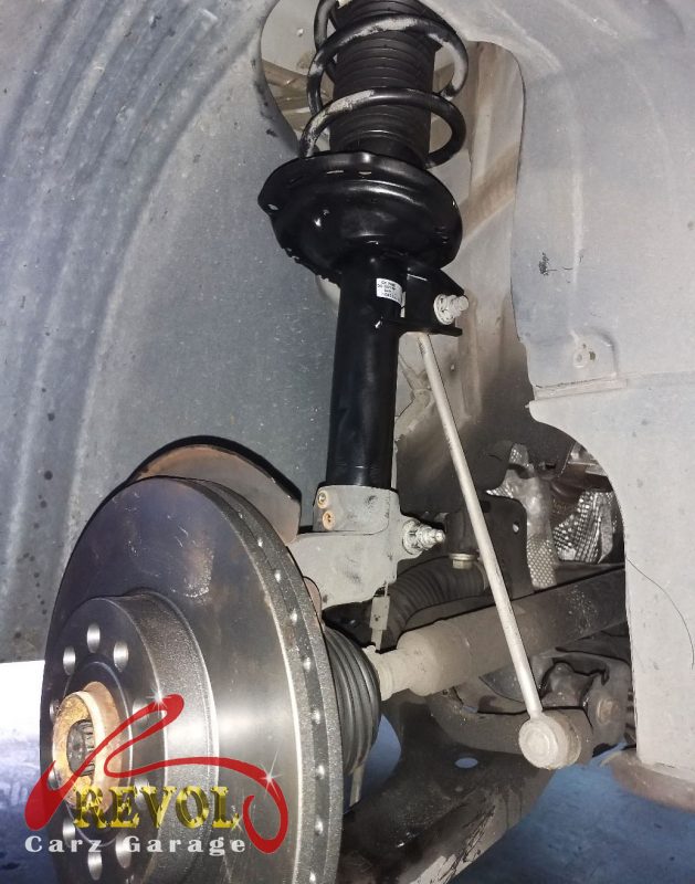 The brakes bedded in and the car ready for the road.
