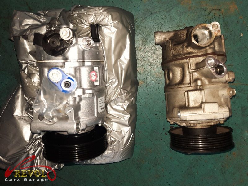 The new genuine VW-spec compressor ready to fit.
