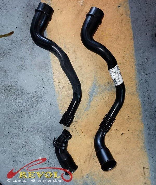 The split charge pipe found bleeding boost.