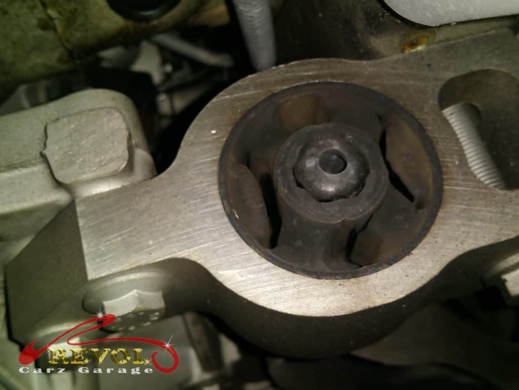 The Passat lifted for a thorough inspection to trace the noise.