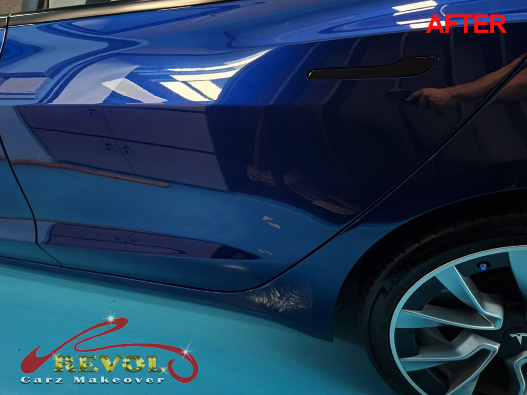BMW panel after Revol Carz spray painting