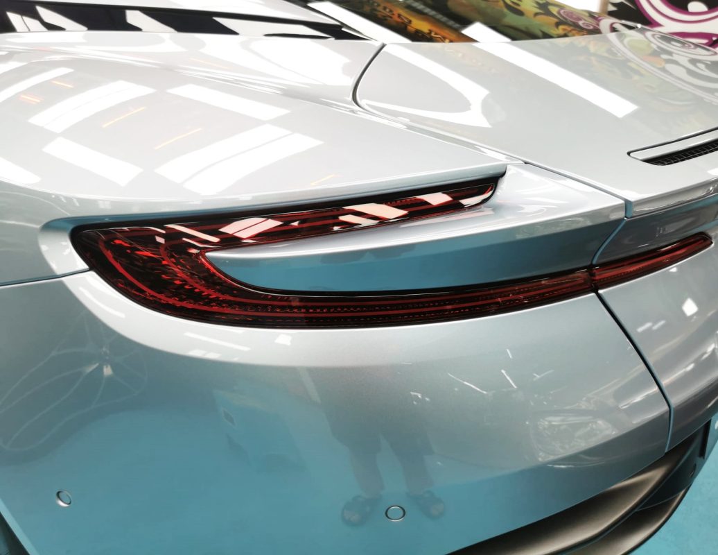 The Aston Martin DB11 V8, finished and ready for collection.