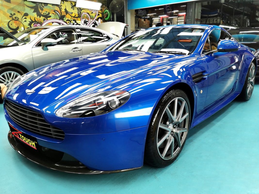 Aston Martin V8, sealed with ZeTough Titanium at Revol Carz.