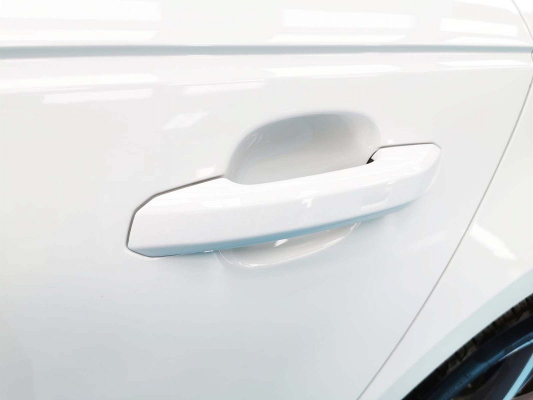 Front three-quarter view of the A4 after coating.
