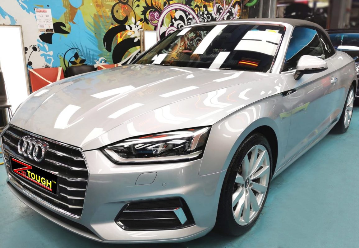 Audi A5 Cabriolet, sealed with ZeTough Titanium at Revol Carz.