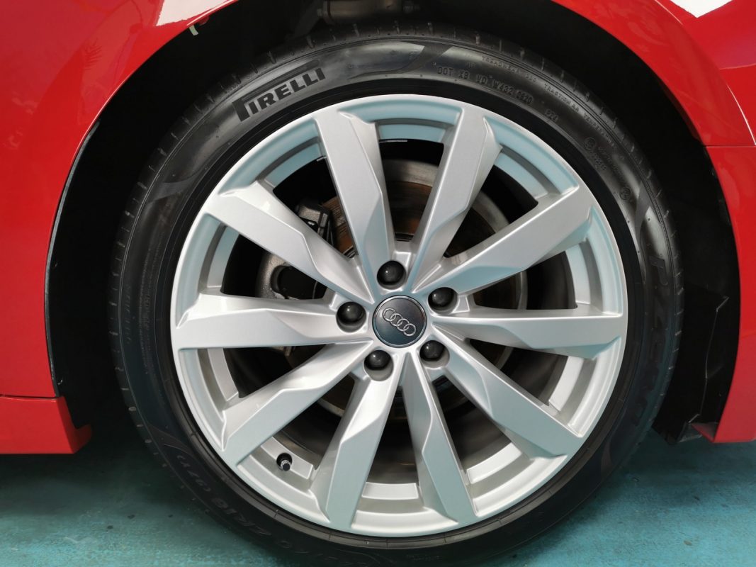 The finished Audi A5 ready for collection.