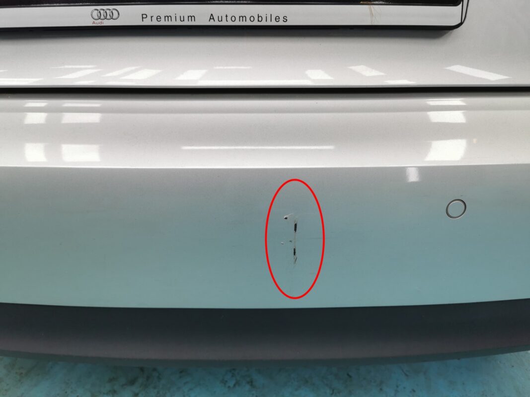 The Audi A6 from a side angle after the ceramic coating.