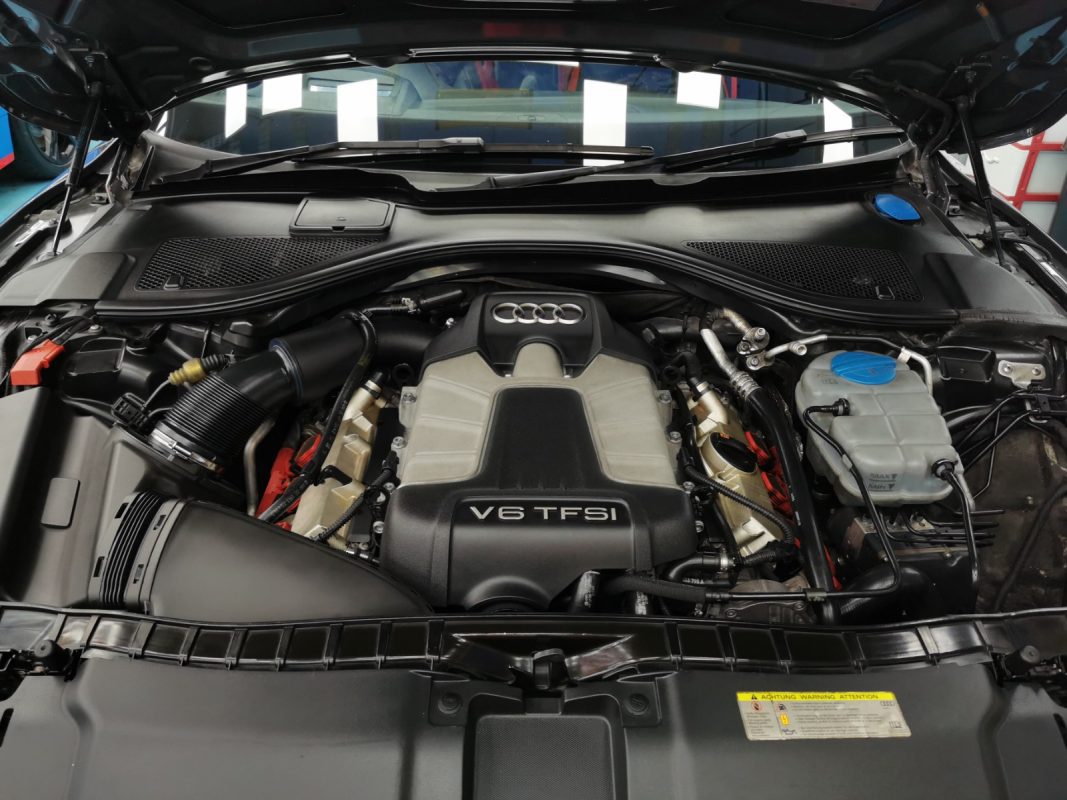 Audi A7, fully resprayed at Revol Carz.