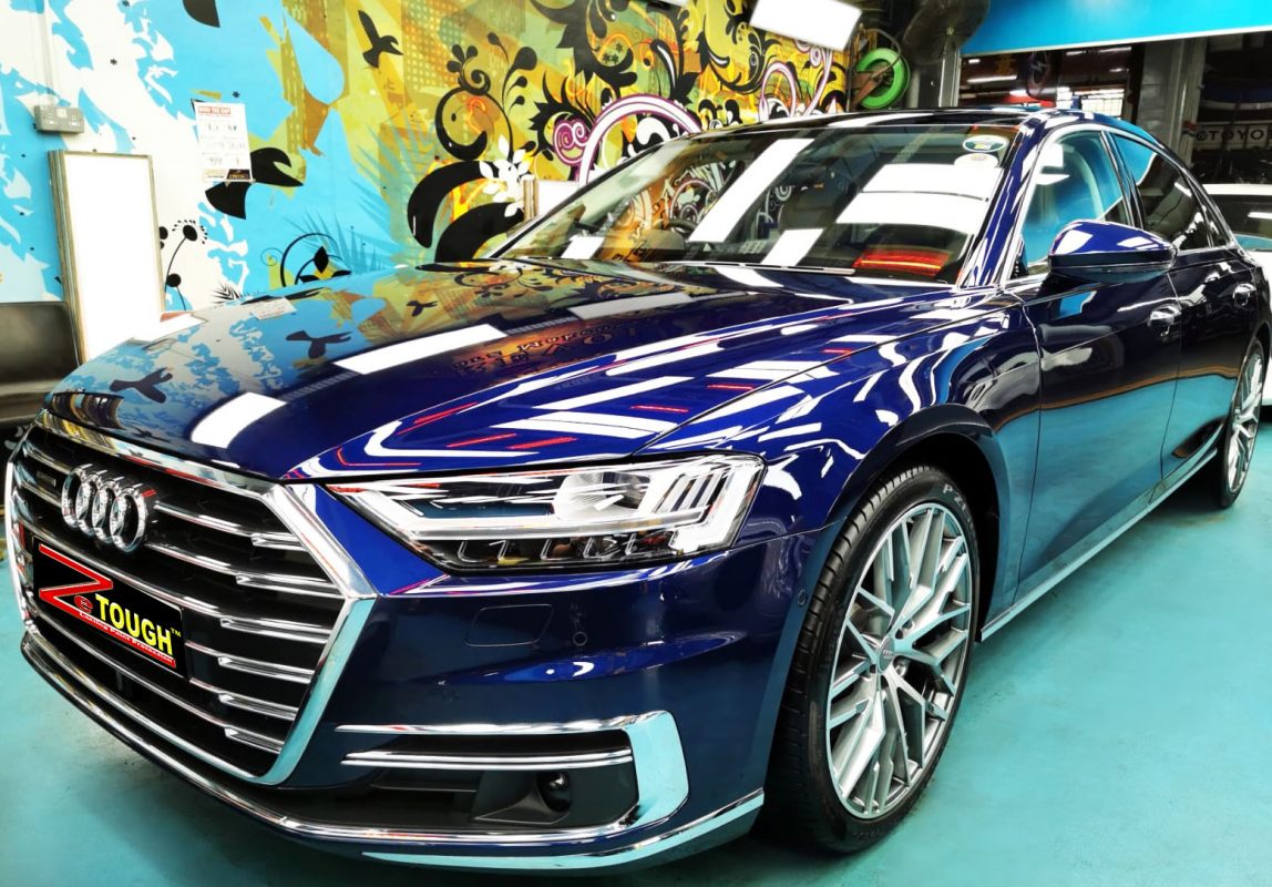 Audi A8L, sealed with ZeTough Ceramic at Revol Carz.