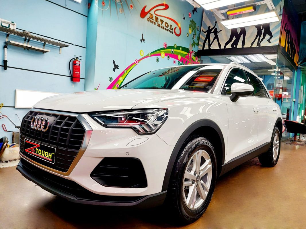 Two Audi cars, sealed with ZeTough Ceramic at Revol Carz.