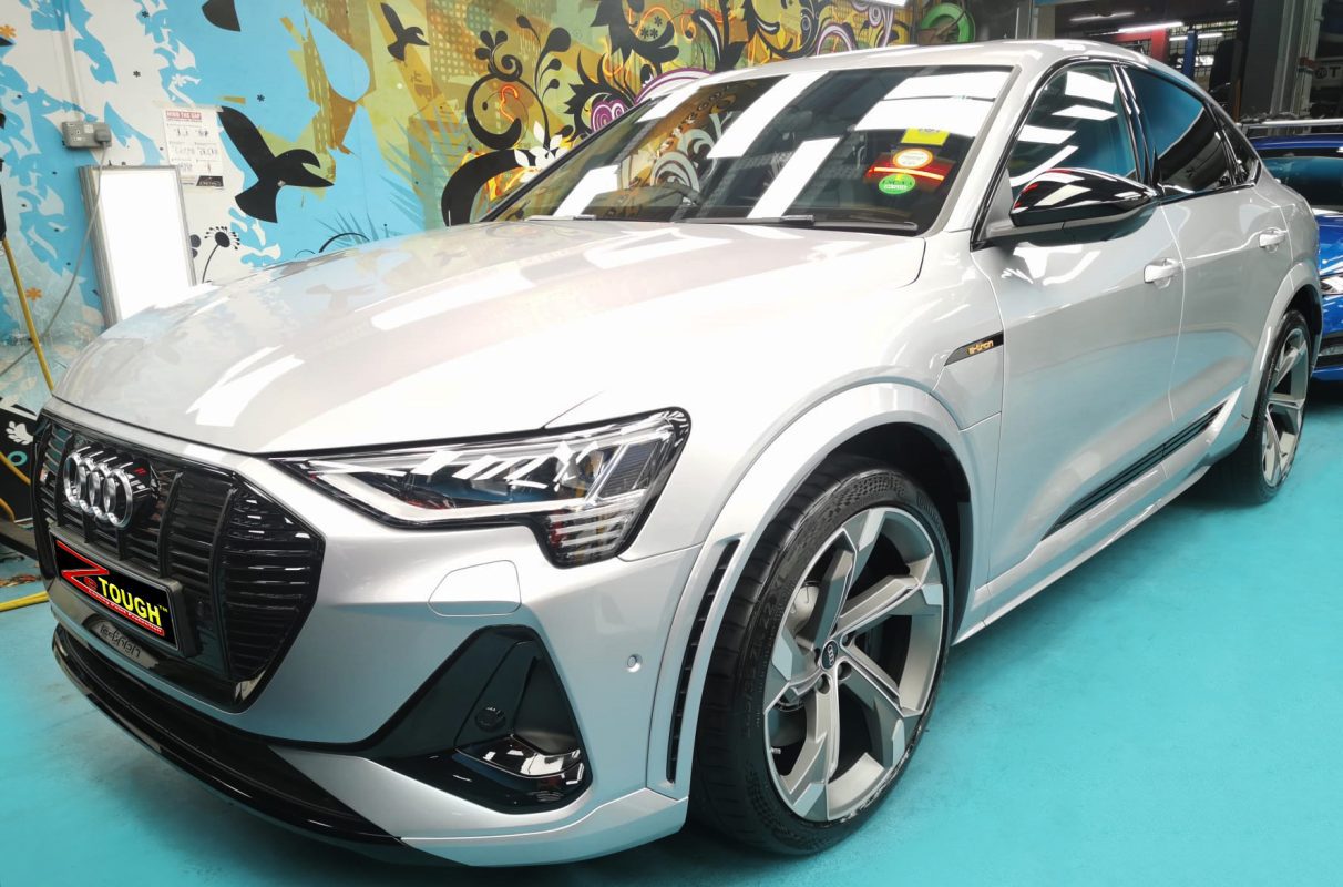 Audi e-tron, sealed with ZeTough Ceramic at Revol Carz.
