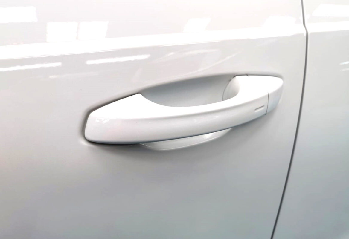 Detailed exterior of the Audi Q3.
