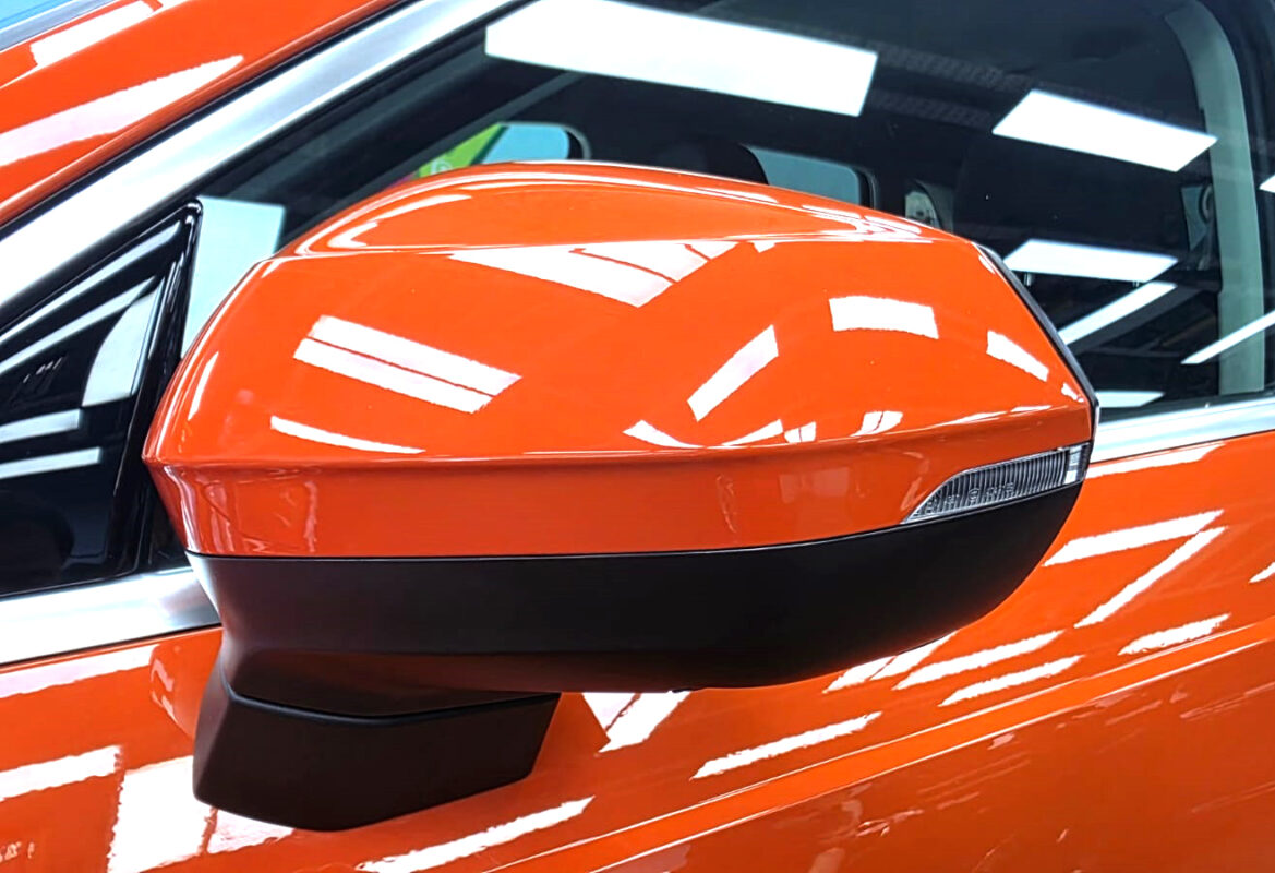 Detailed exterior of the Audi Q3.