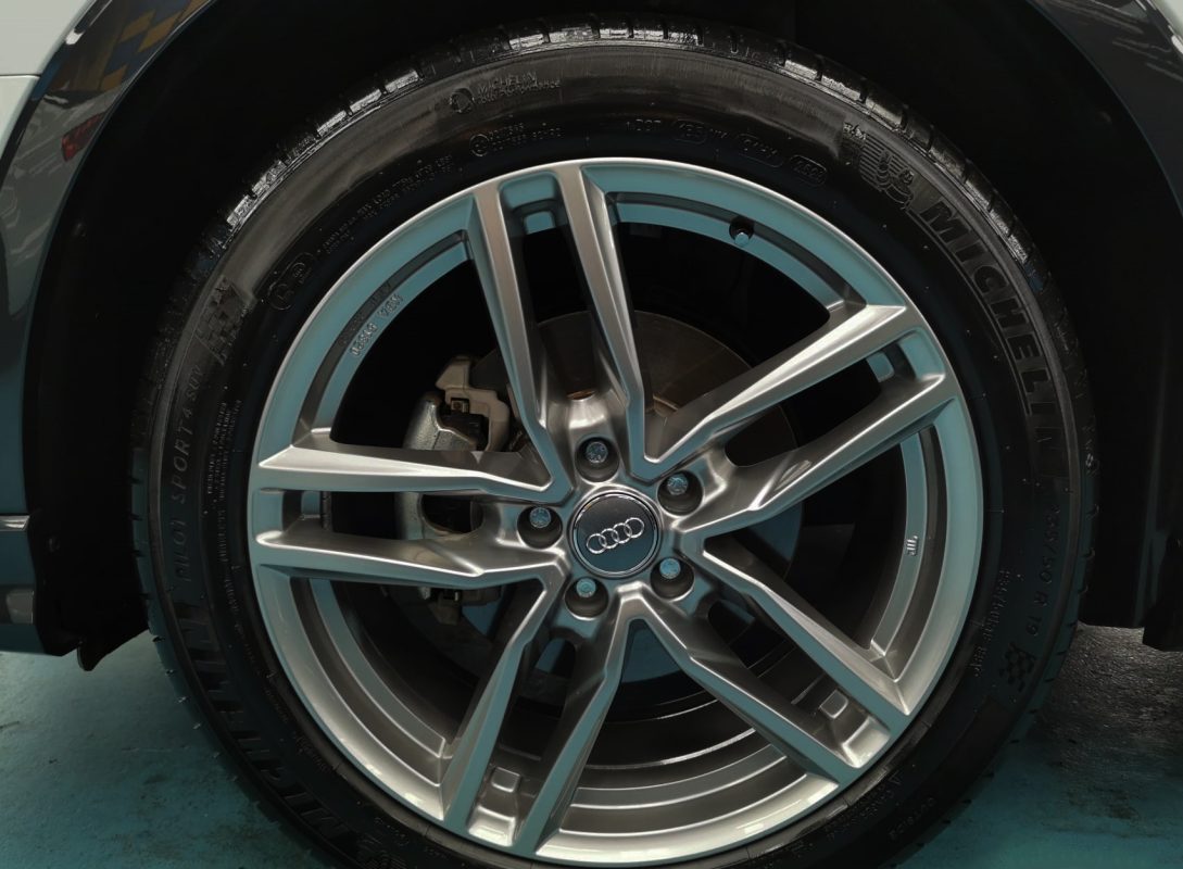 The Audi Q3, finished and ready for collection.