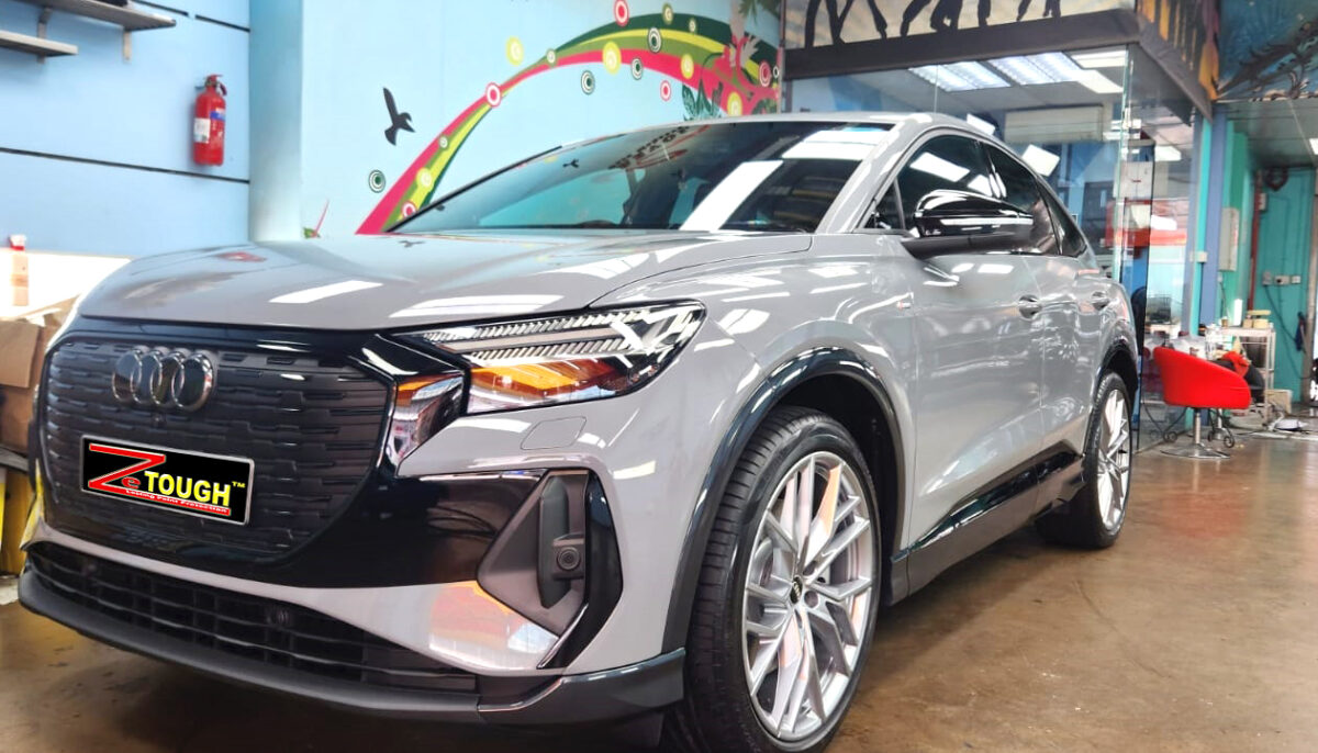 Audi Q4, sealed with ZeTough Ceramic at Revol Carz.