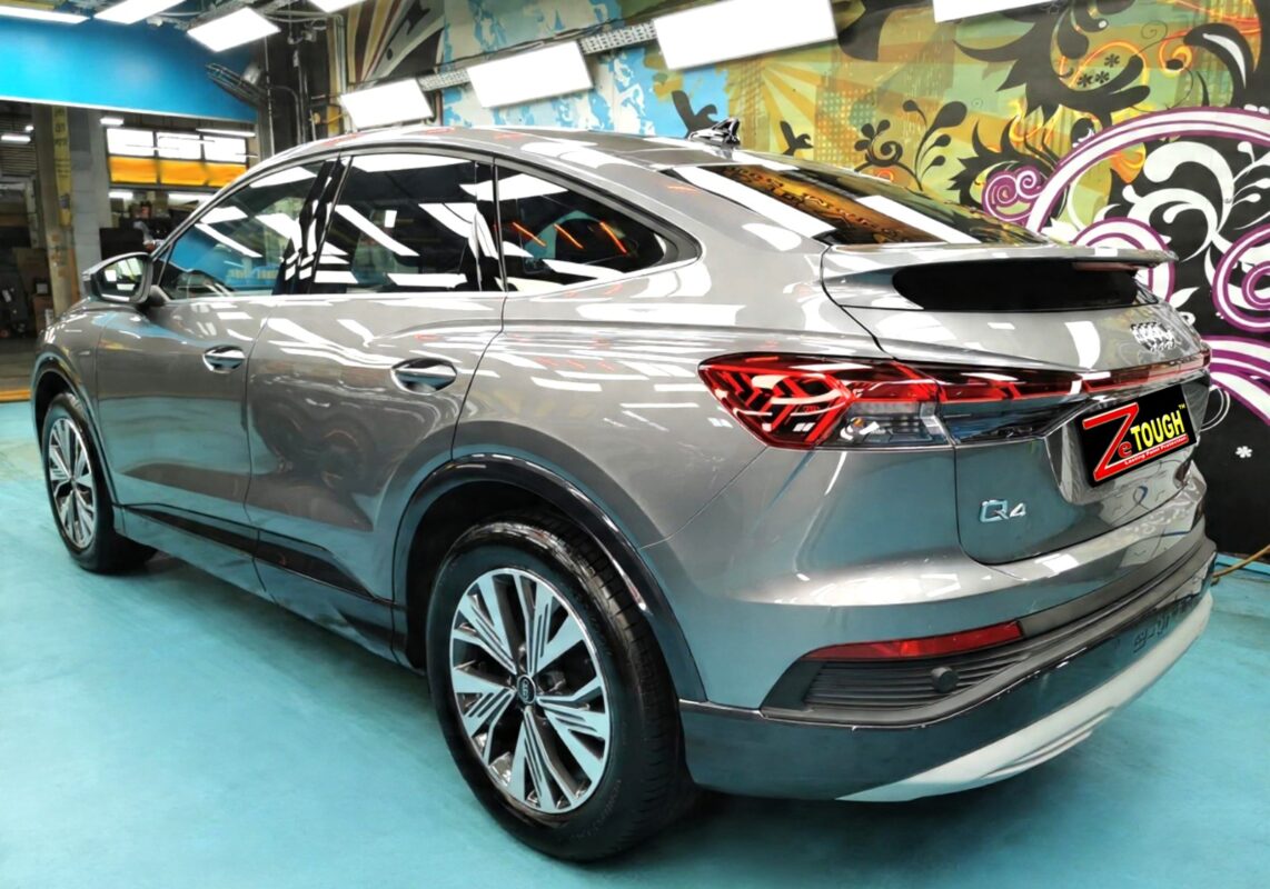 The Audi Q4 after its ZeTough coating.