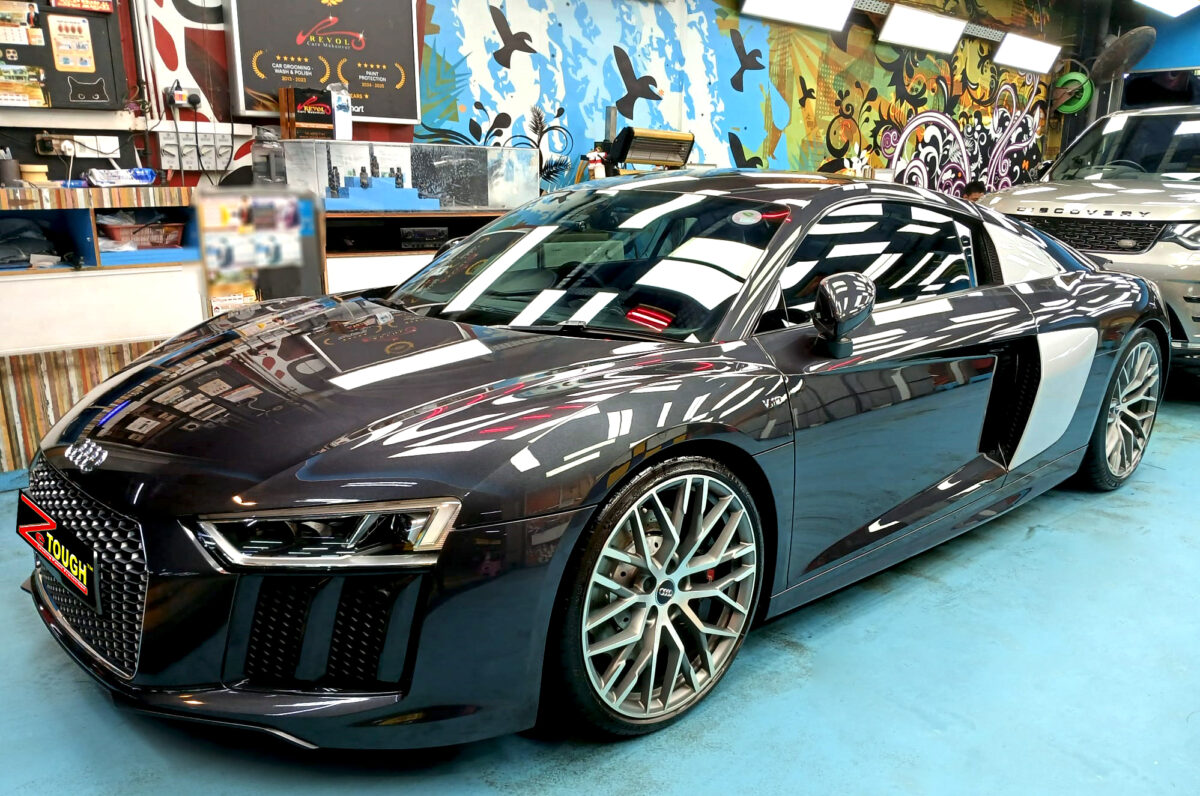 Audi R8, sealed with ZeTough Ceramic at Revol Carz.