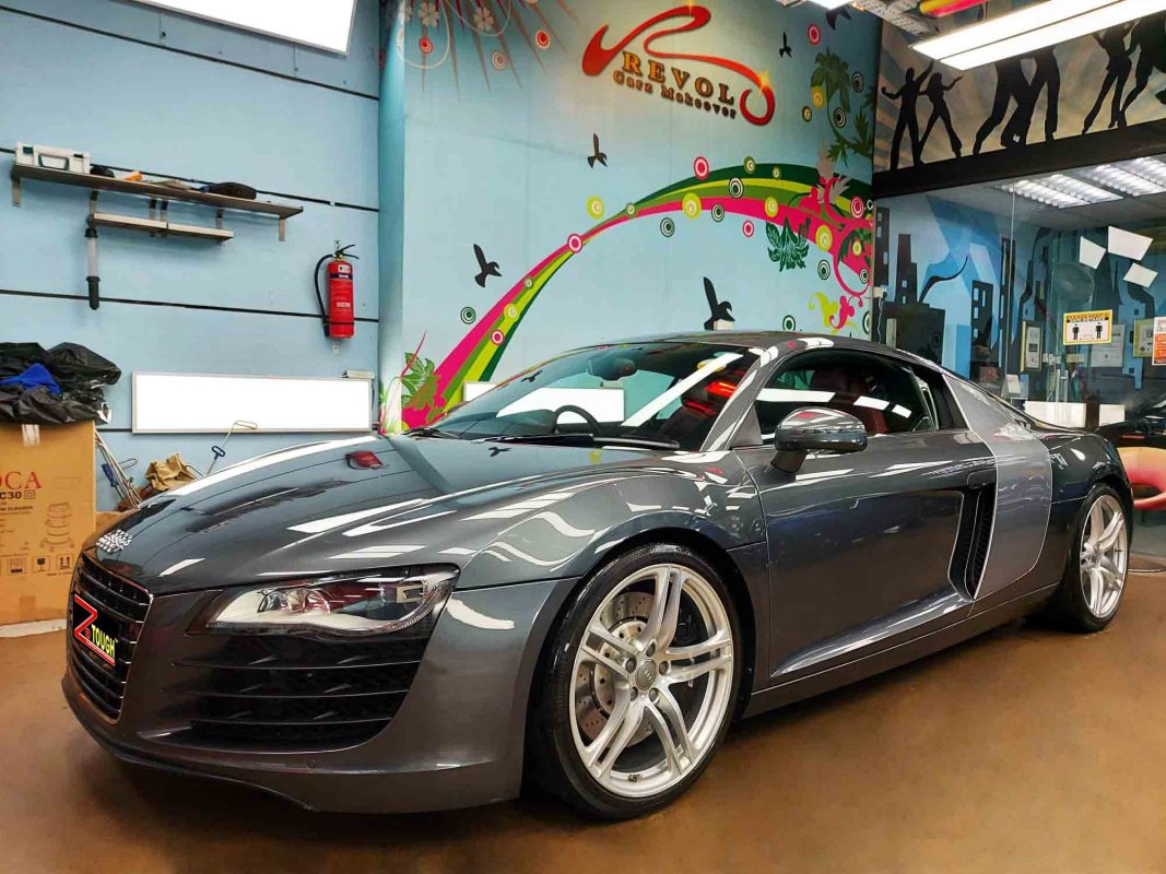Audi R8, sealed with ZeTough Ceramic at Revol Carz.