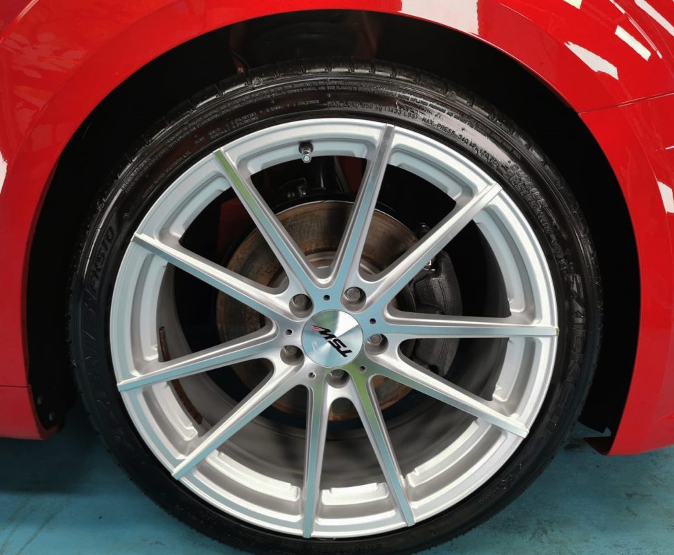 The Audi TT Coupe, finished and ready for collection.