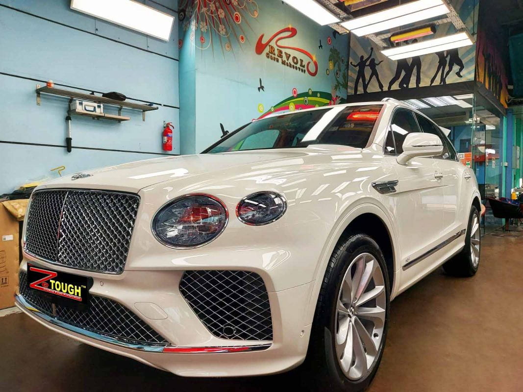 Bentley Bentayga V8, sealed with ZeTough Ceramic at Revol Carz.