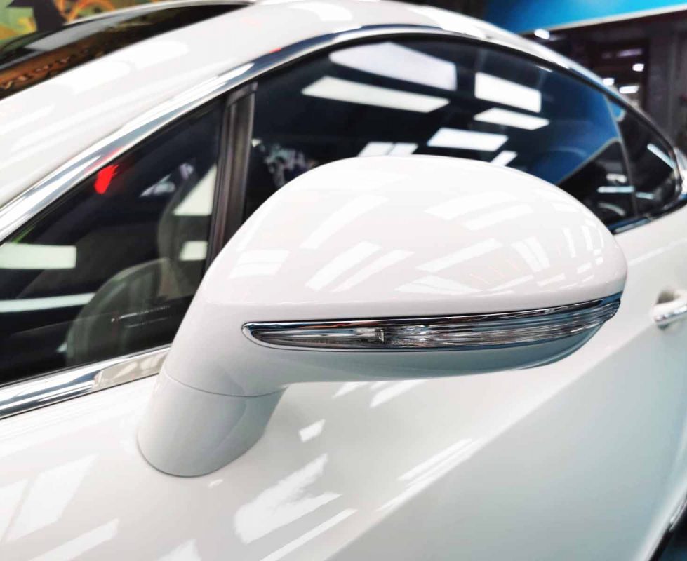 Side panel of the Continental with the protective finish locked in.