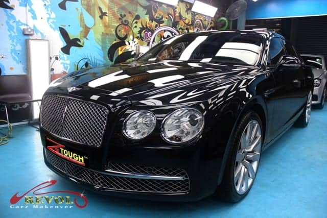 Bentley Flying Spur W12, sealed with ZeTough Ceramic at Revol Carz.