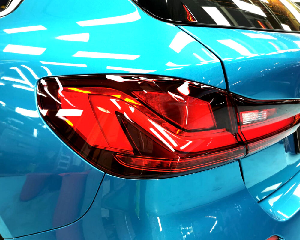 The finished BMW 1 Series, glossy and protected.