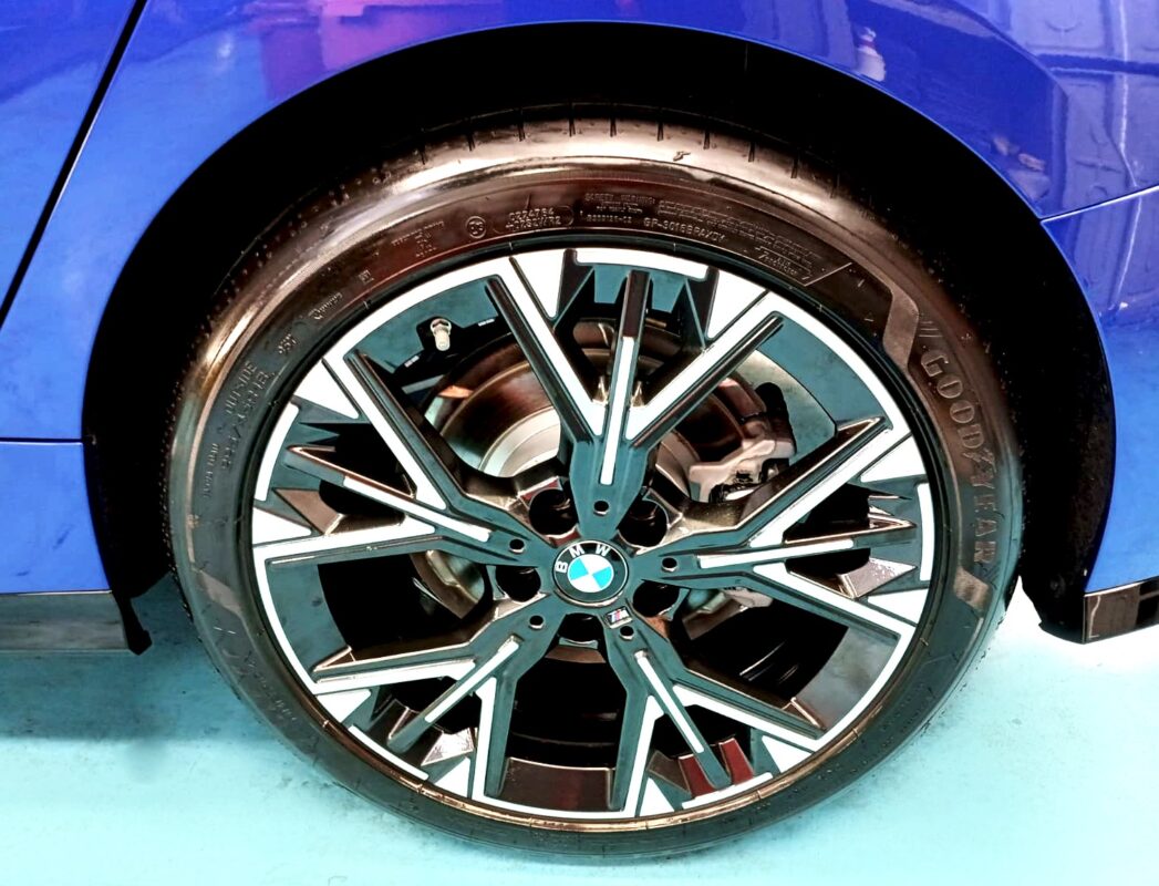 The BMW 116i, finished and ready for collection.