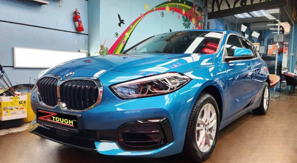 BMW 116i, sealed with ZeTough Ceramic at Revol Carz.