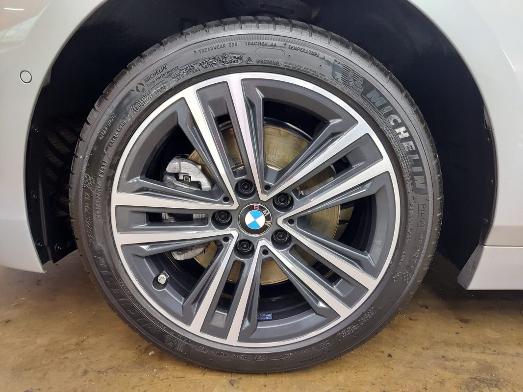 The BMW 118, finished and ready for collection.