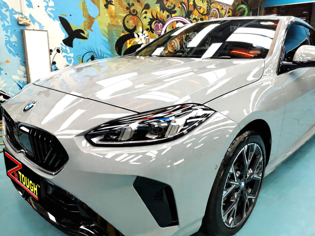 BMW 2 Series, glossy after its ZeTough Ceramic coating.