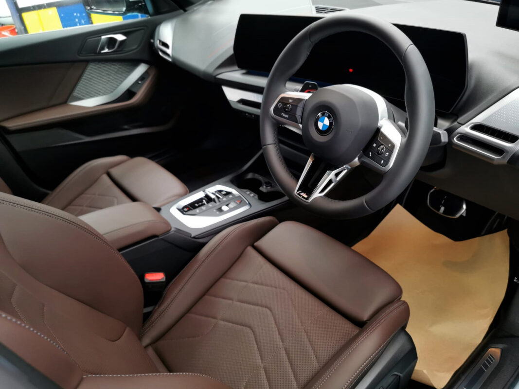 The BMW 2 Series's protected, high-gloss finish.