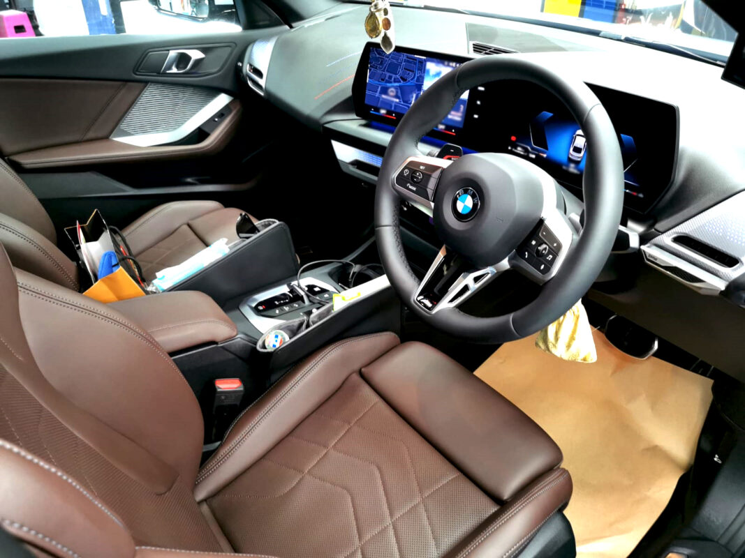 The BMW 2 Series's protected, high-gloss finish.