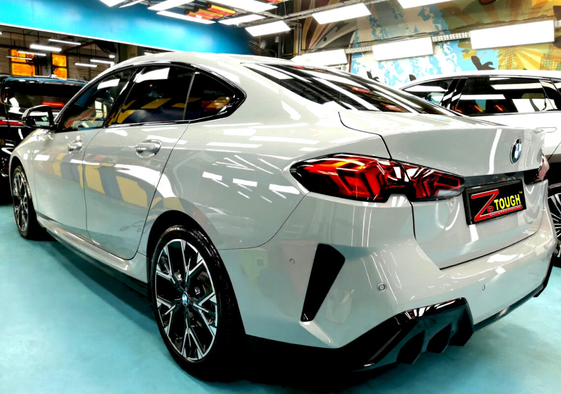 The BMW 2 Series after its ZeTough coating.