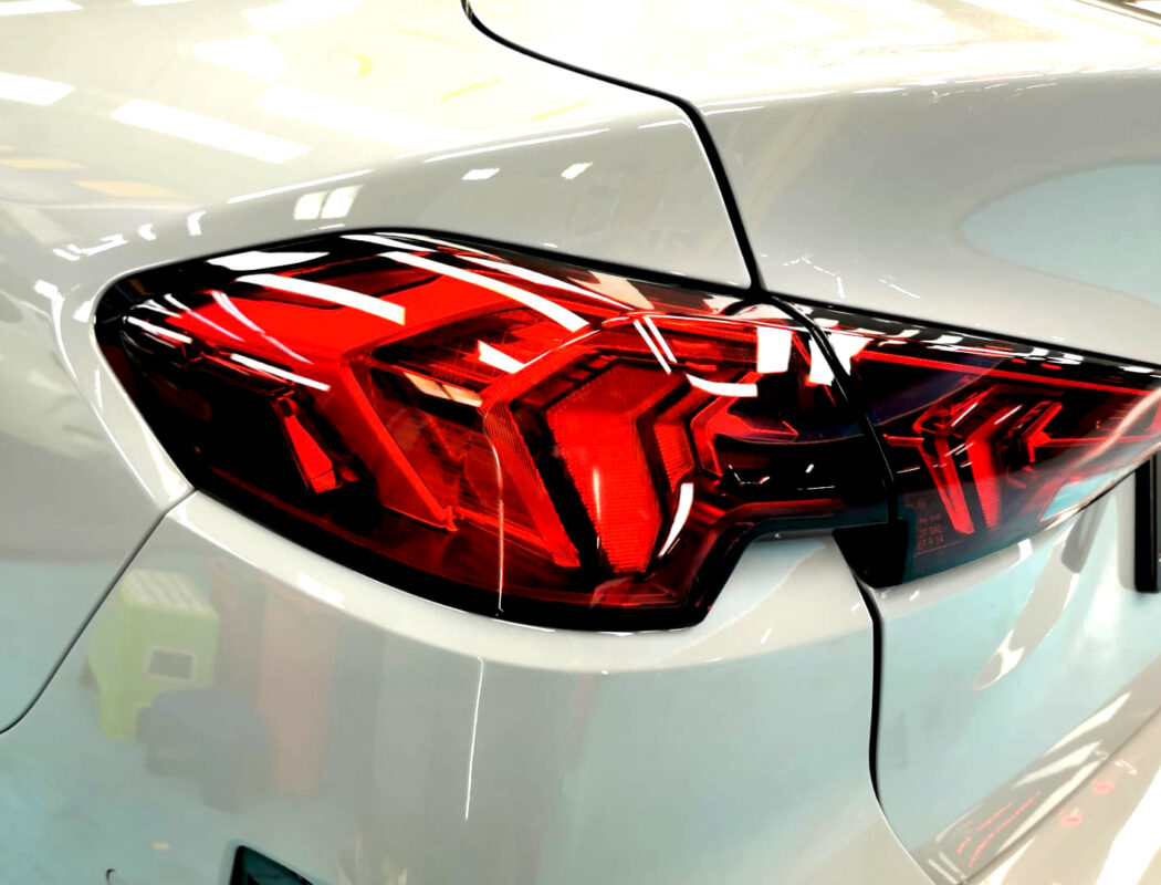 The finished BMW 2 Series, glossy and protected.