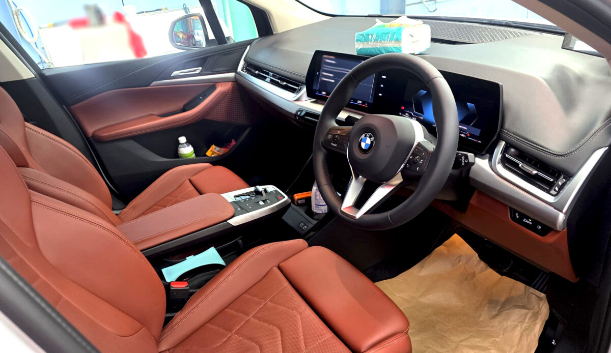 The BMW 2 Series's protected, high-gloss finish.