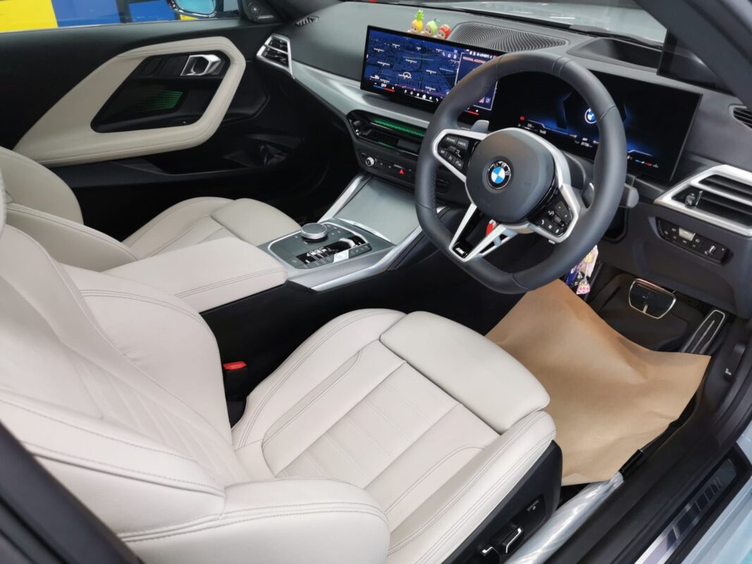 The BMW 2 Series's protected, high-gloss finish.