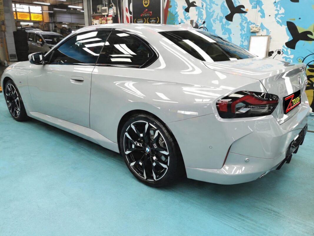 The BMW 2 Series after its ZeTough coating.