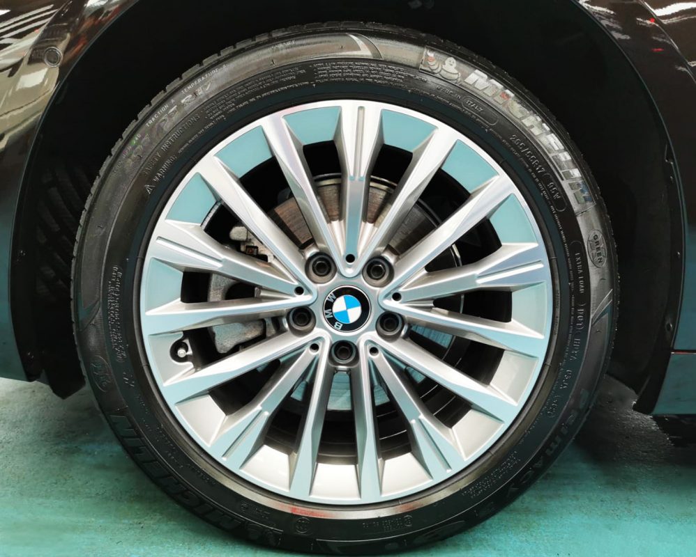 The BMW 216 GT, finished and ready for collection.