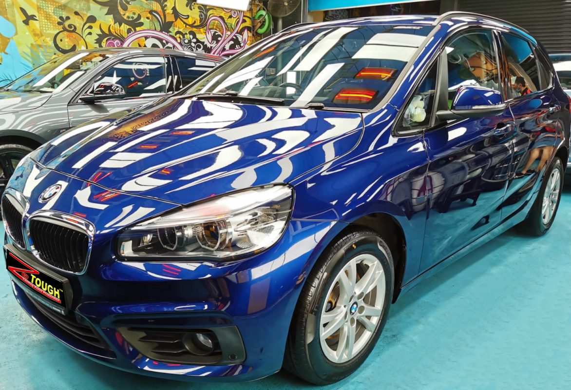 BMW 216D Active Tourer, sealed with ZeTough Ceramic at Revol Carz.