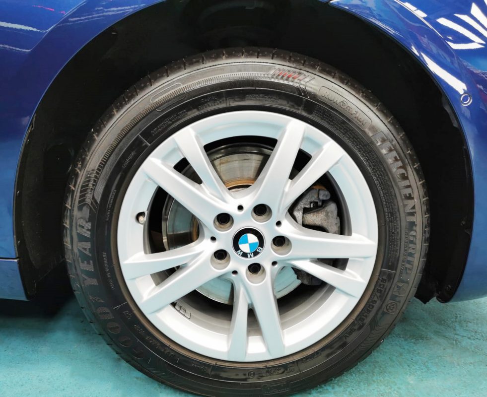 The BMW 216D, finished and ready for collection.