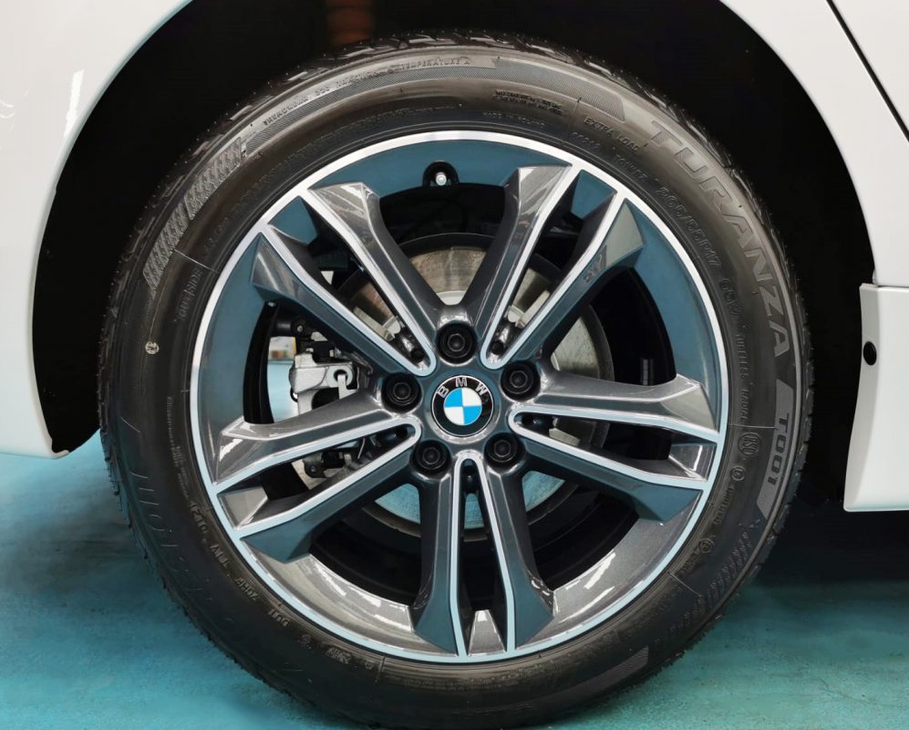 The BMW 216D, finished and ready for collection.