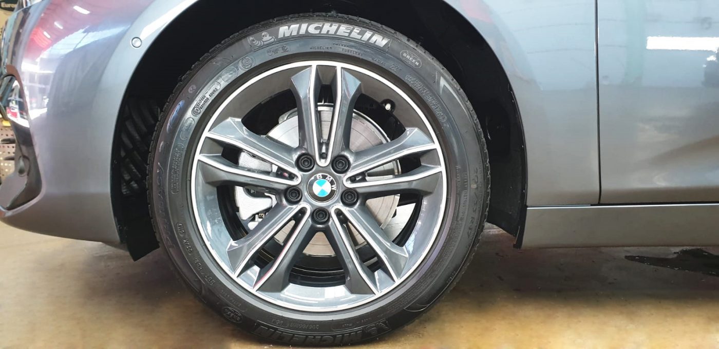 The BMW 216GT, finished and ready for collection.