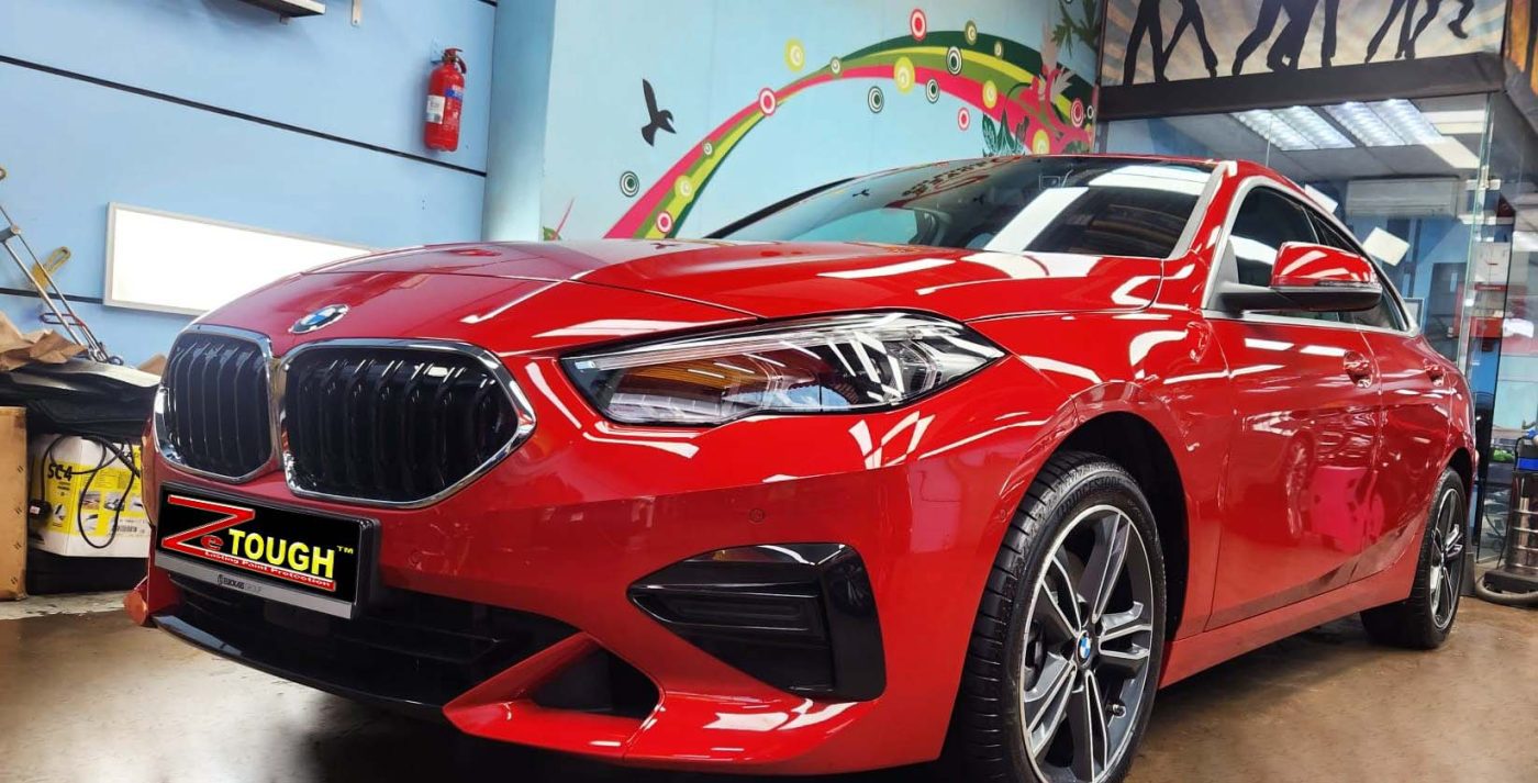 BMW 216i GC, sealed with ZeTough Ceramic at Revol Carz.