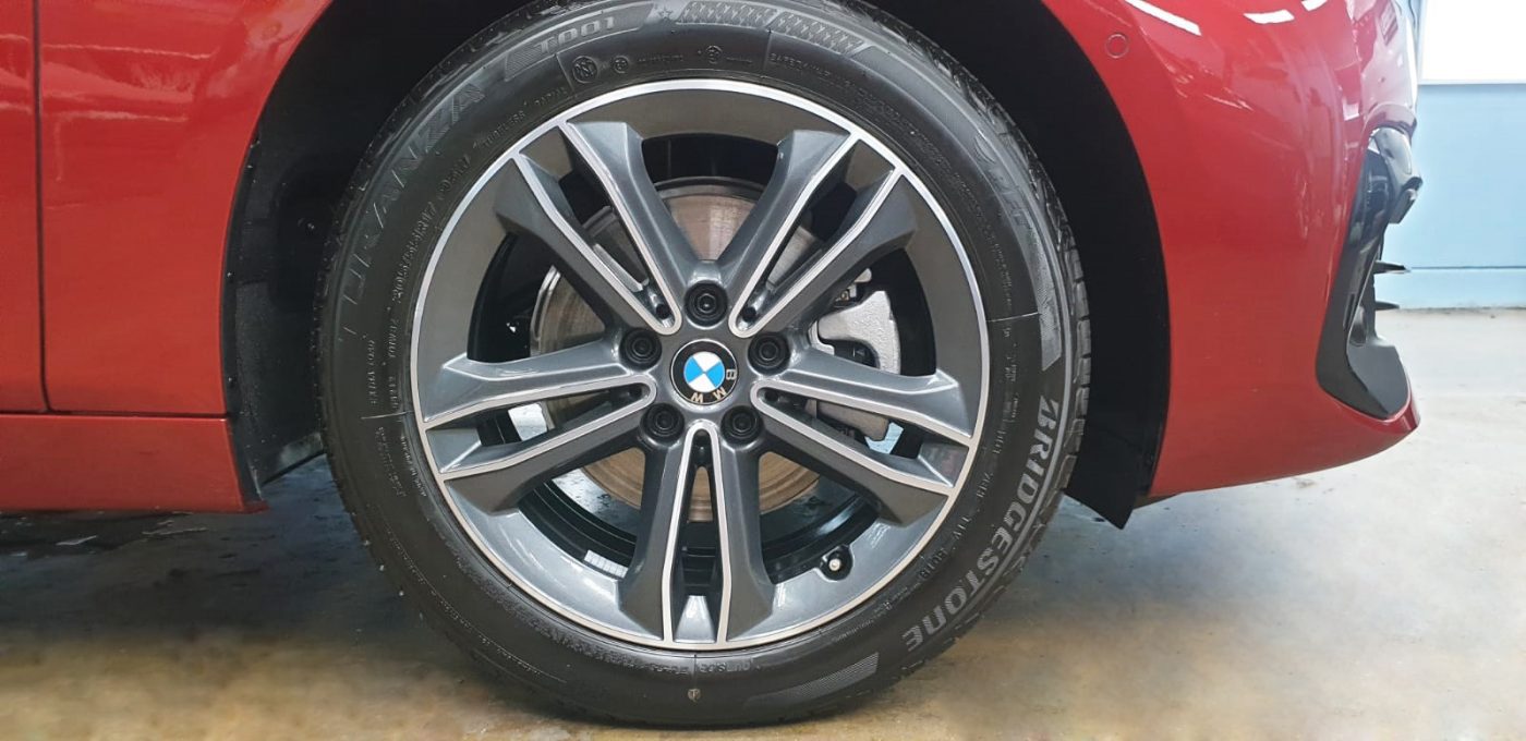 The BMW 216i GT, finished and ready for collection.