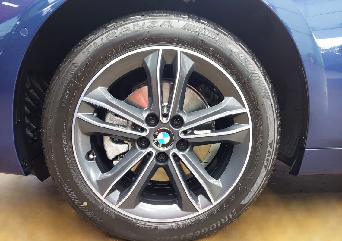 The BMW 216i GT, finished and ready for collection.