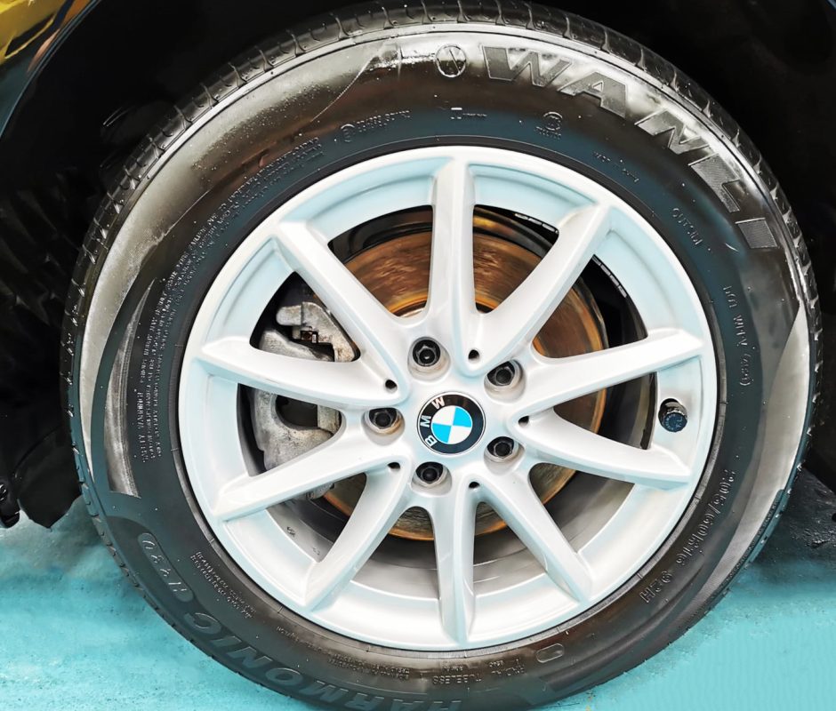 The BMW 216i GT, finished and ready for collection.