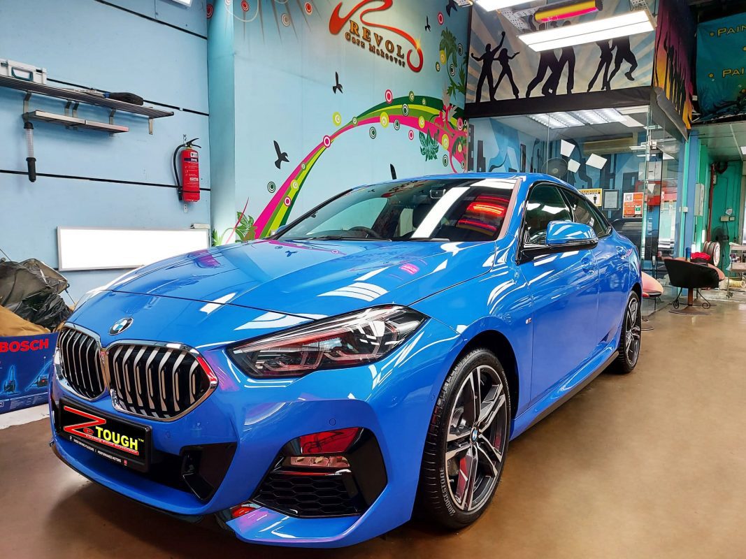 BMW 218, sealed with ZeTough Titanium at Revol Carz.