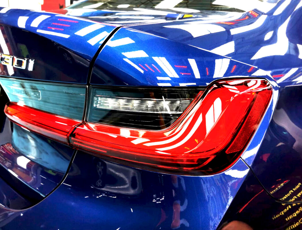 The finished BMW 3 Series, glossy and protected.
