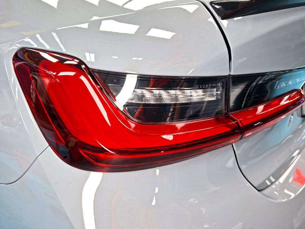The finished BMW 3 Series, glossy and protected.